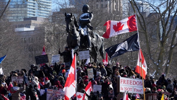 Manifestation à Toronto