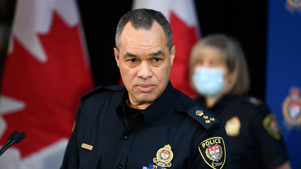 Chef de la police d'Ottawa, Peter Sloly