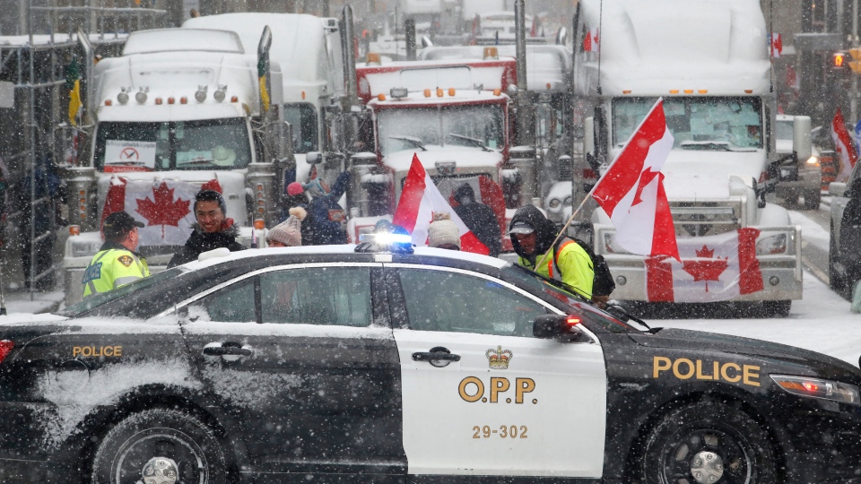 Manifestation à Ottawa le 12 février