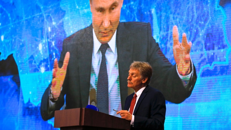 Le porte-parole du Kremlin Dmitri Peskov en 2020