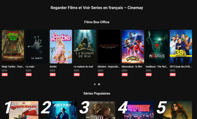 Regarder Films et Voir Series en français – Cinemay.icu